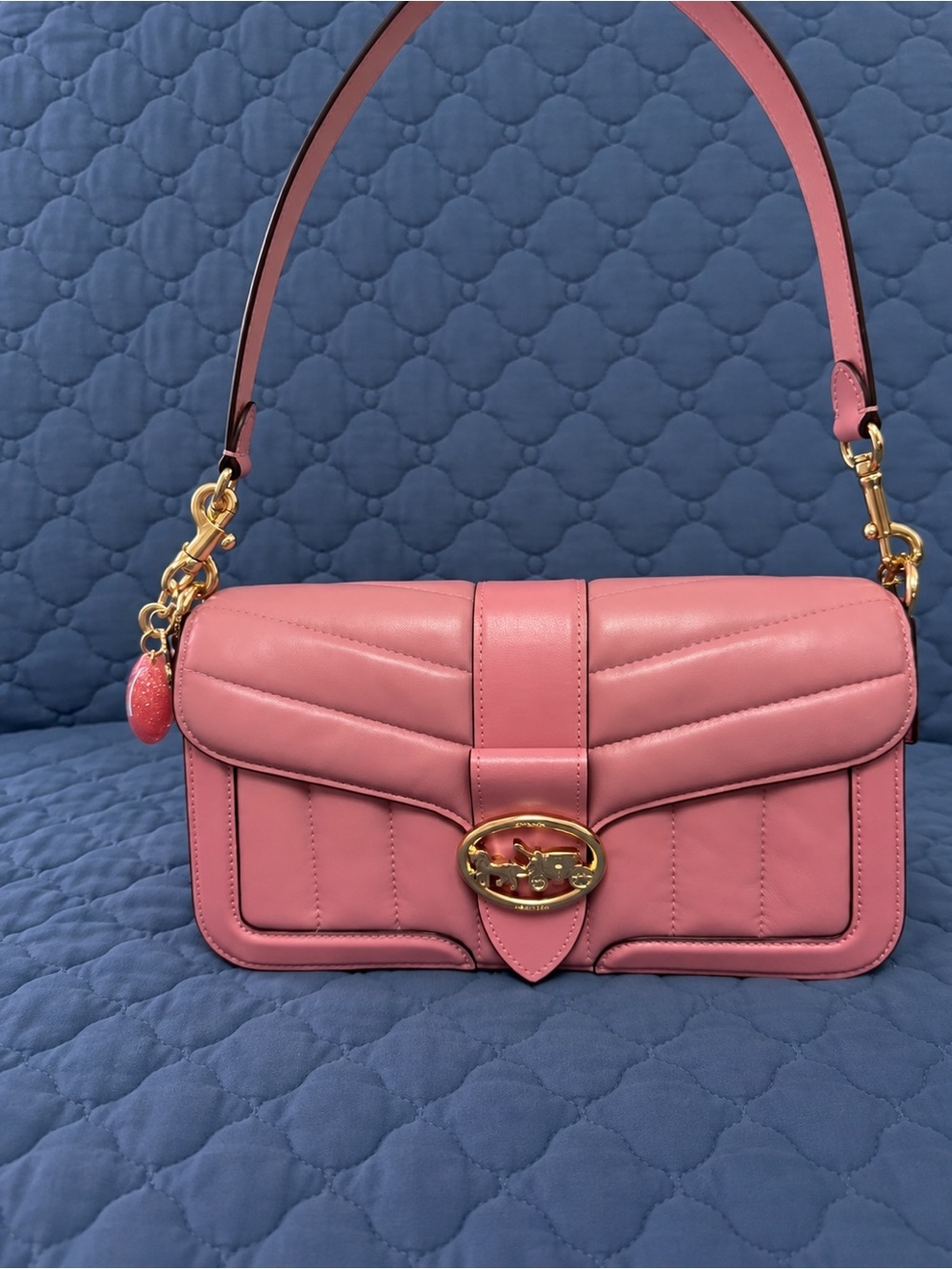 Coach Georgie Shoulder Bag with Quilting